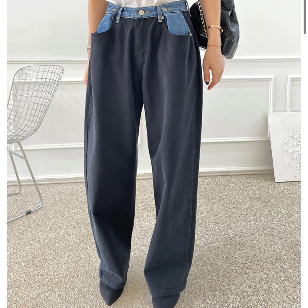 Stylish Black and Blue Women's Jeans